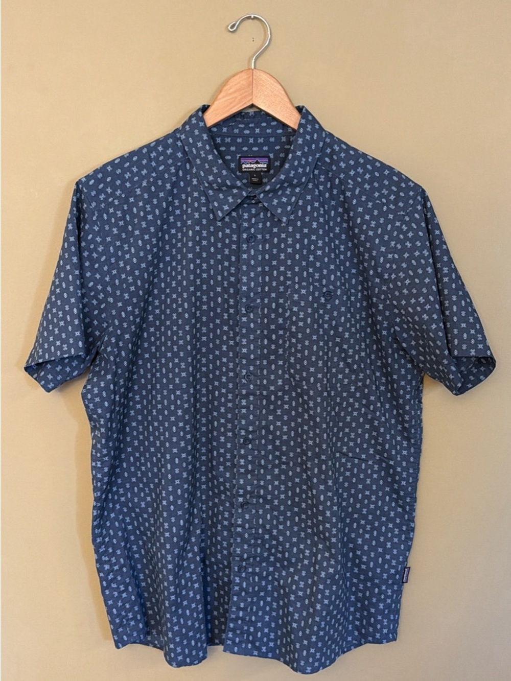Patagonia Men’s Go To Shirt Space Micro: Stone Blue